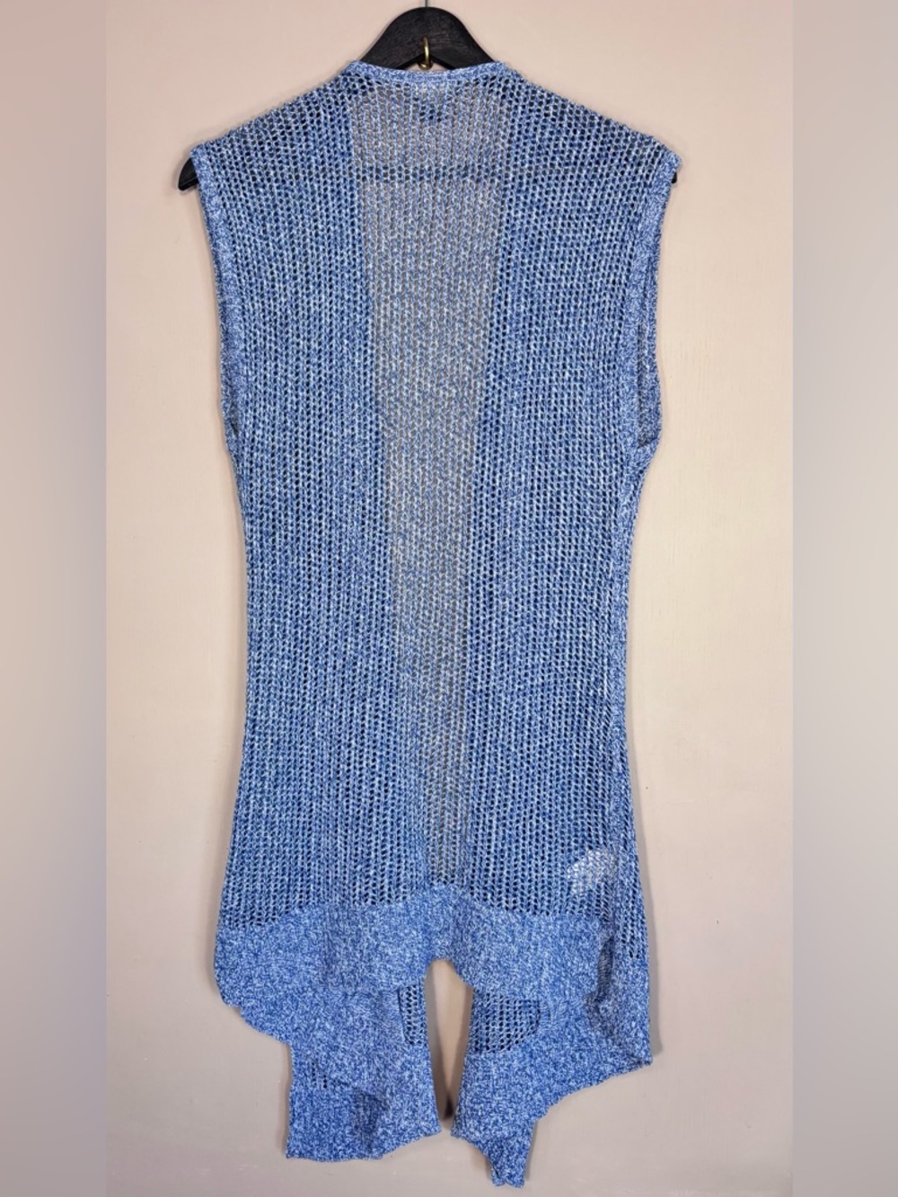 EDDIE BAUER Blue Loose-Knit Sweater Cardigan - Picture 8 of 8